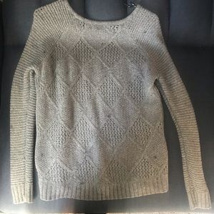 Grey winter sweater